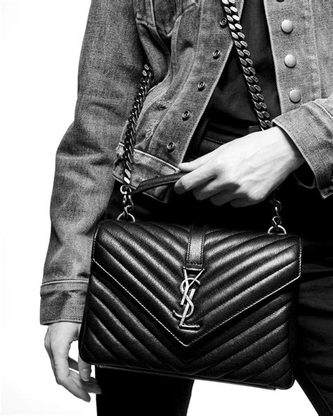 ysl college bag medium black price|saint laurent medium flap ysl.